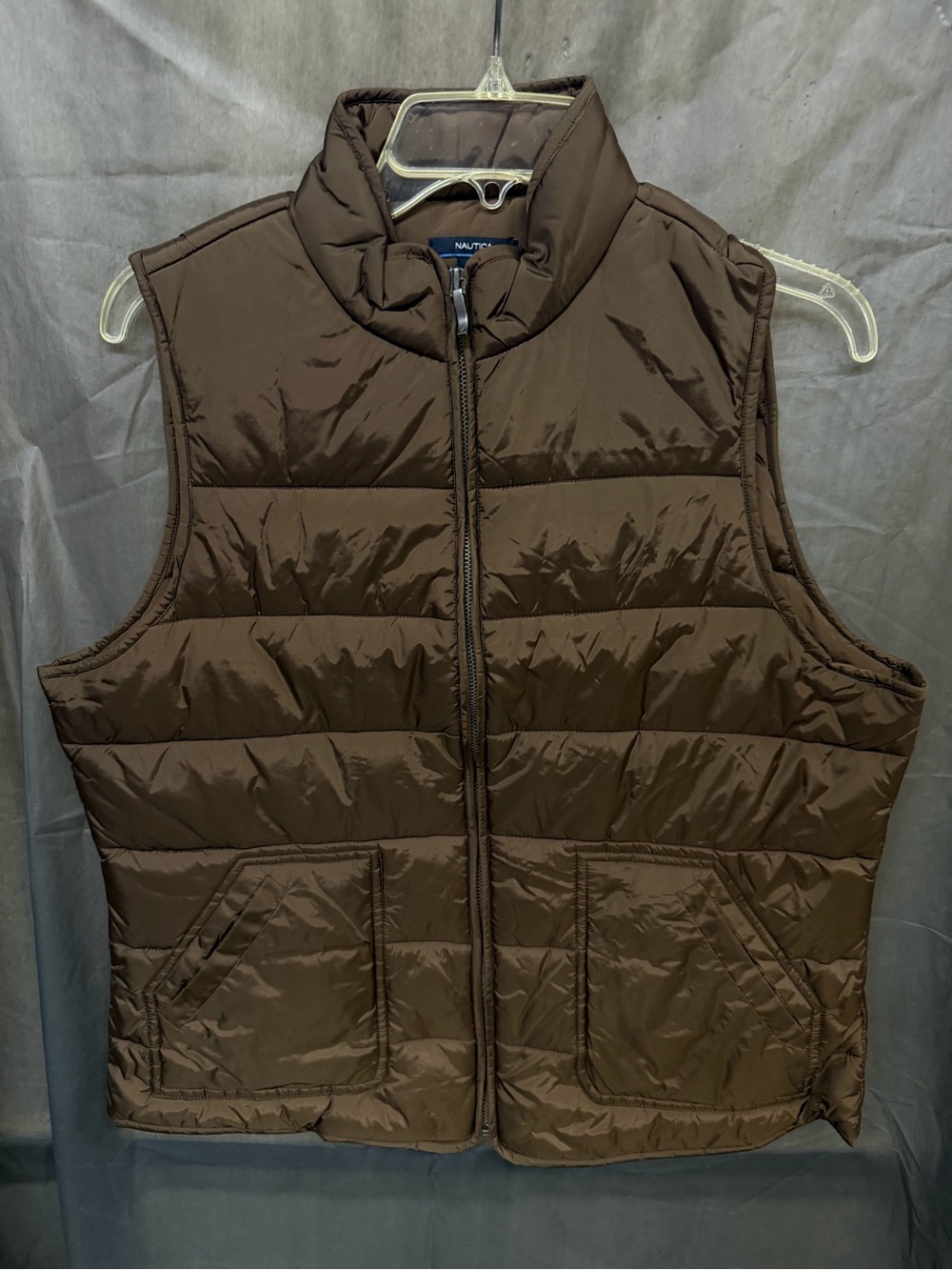 Nautica Women’s Brown Puffer Vest